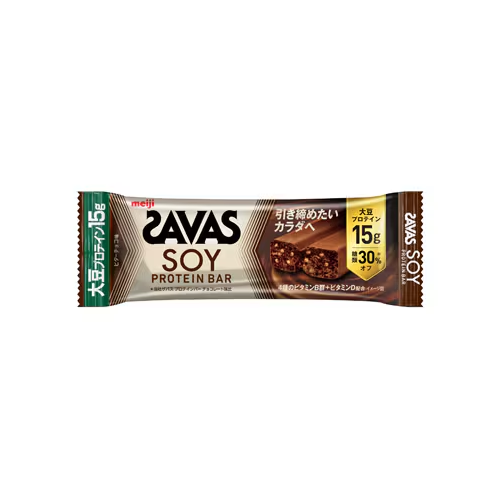 SAVAS]ザバス ソイプロテインバー ビターチョコ味 1本